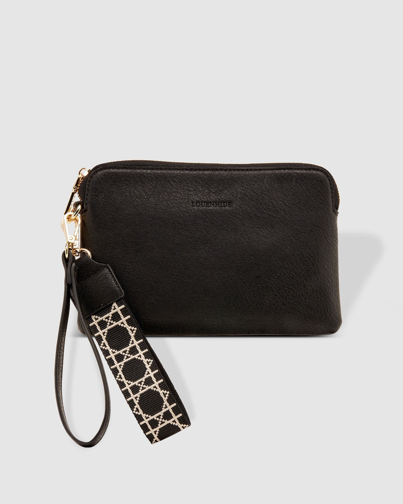 LOUENHIDE - Mandy Clutch - Black