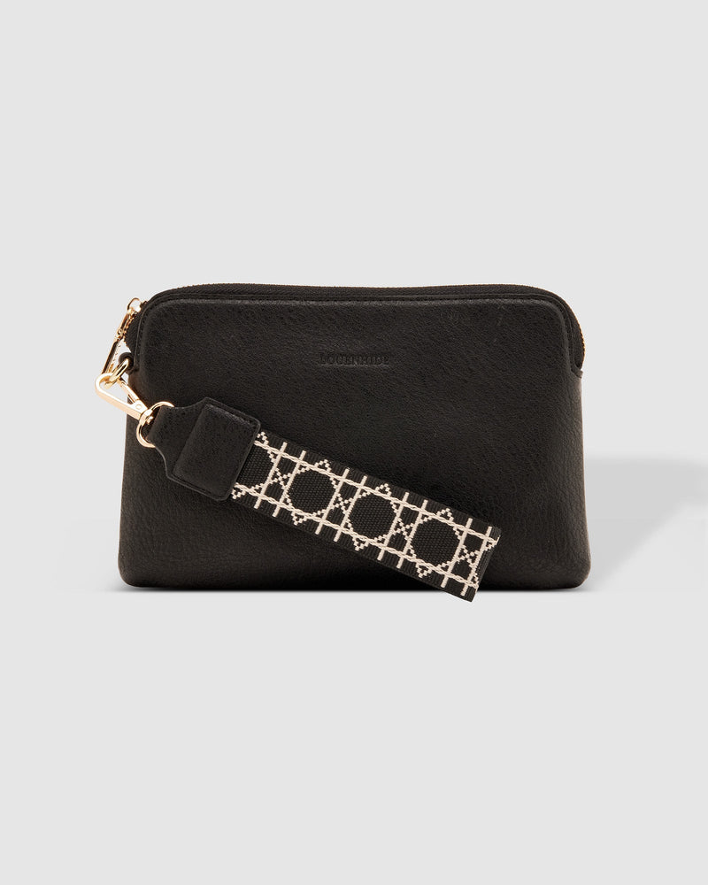 LOUENHIDE - Mandy Clutch - Black