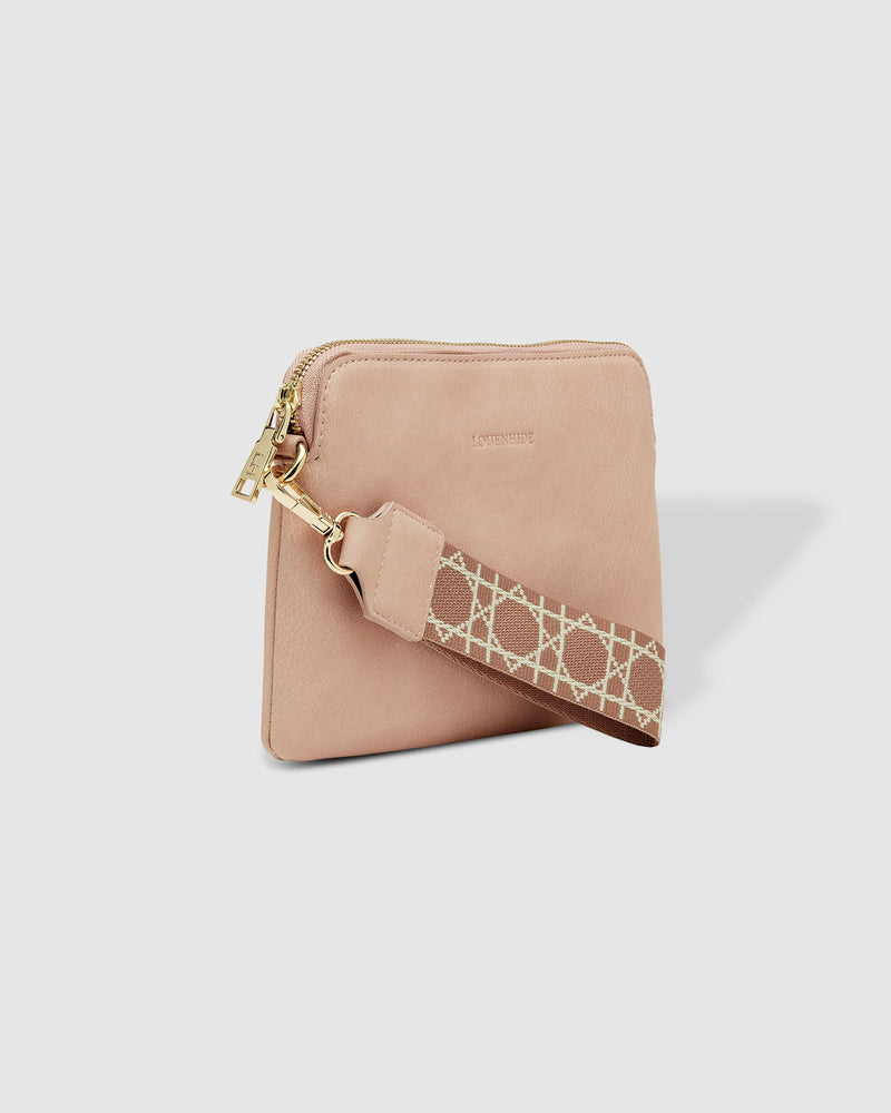 LOUENHIDE - Mandy Clutch - Blush