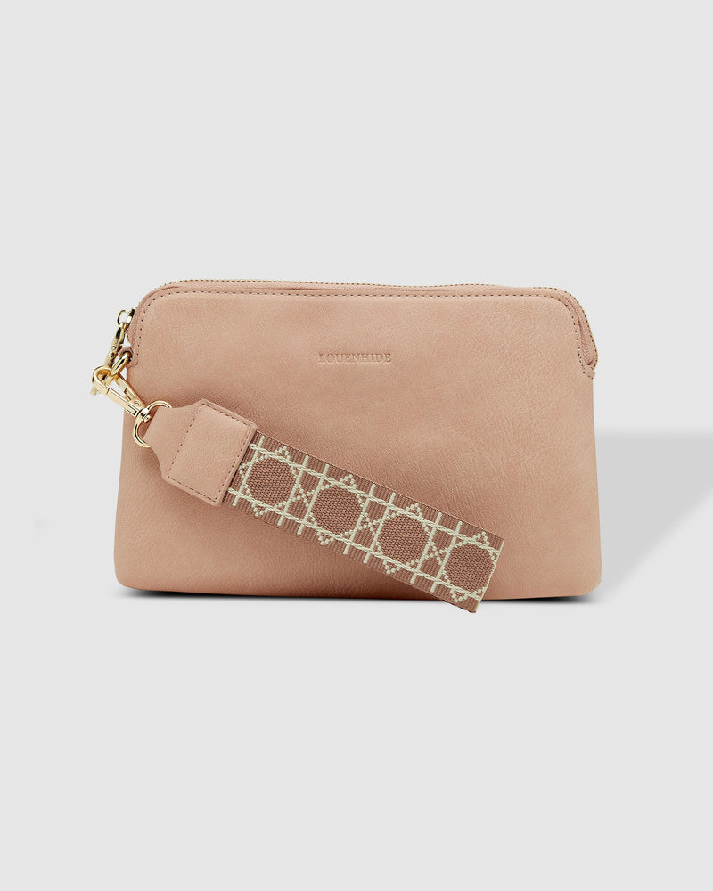 LOUENHIDE - Mandy Clutch - Blush