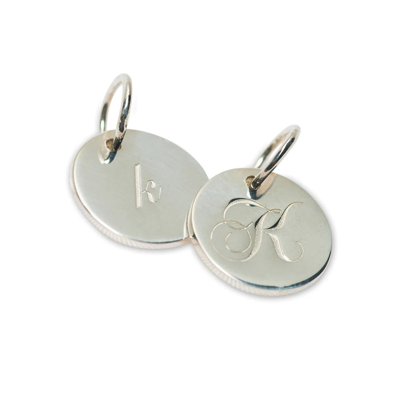 Palas Jewellery - Silver Petite initial K*