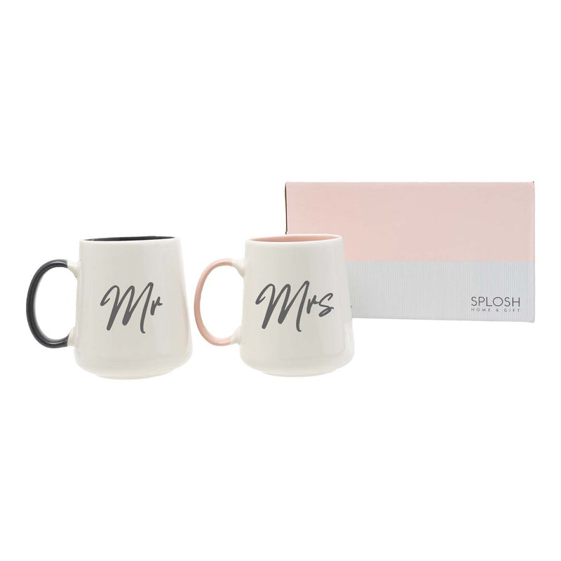 SPLOSH - Wedding Mr & Mrs Mug Set