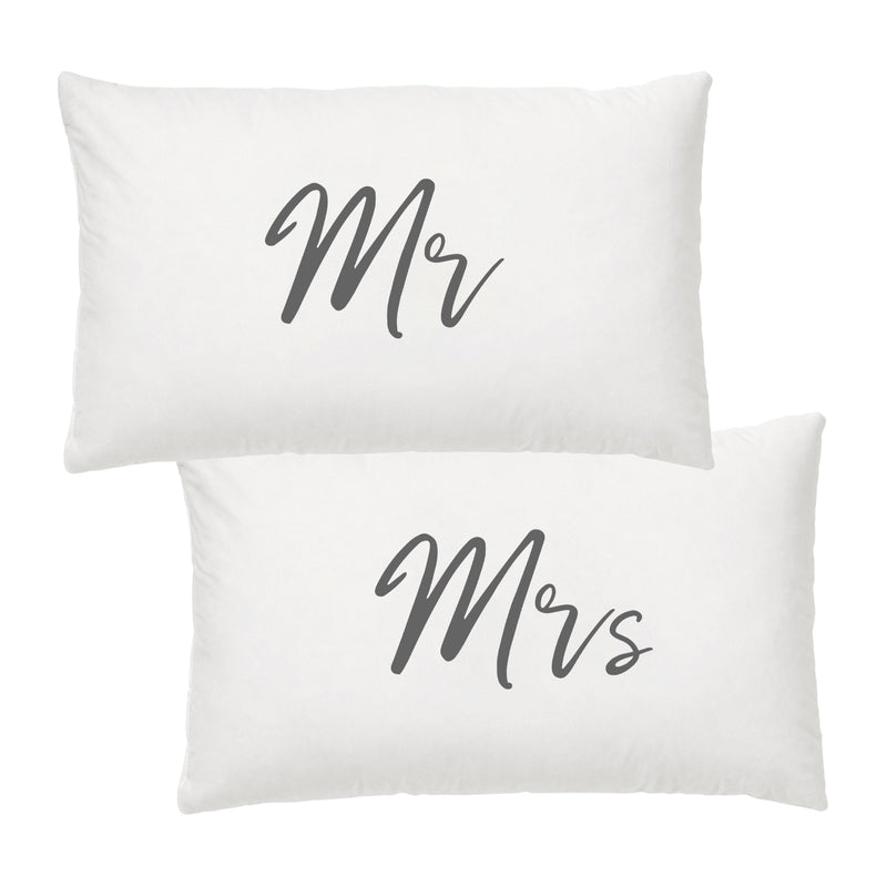 SPLOSH - Wedding Pillowcase Set - Mr & Mrs