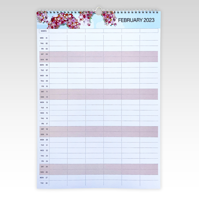 Rhicreative - 2023 Family Planner Calendar