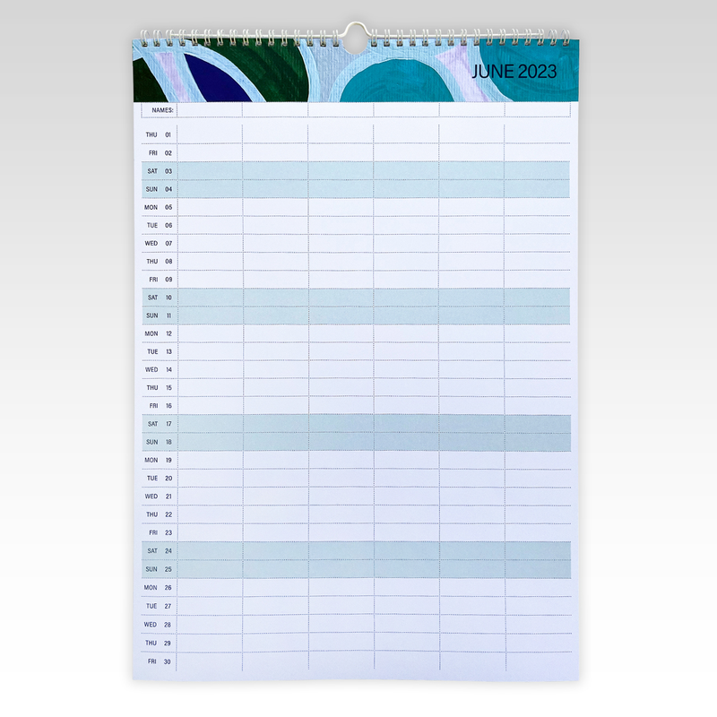 Rhicreative - 2023 Family Planner Calendar