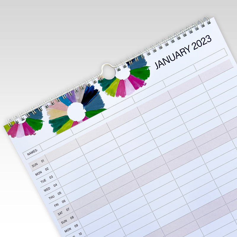 Rhicreative - 2023 Family Planner Calendar