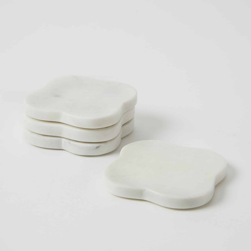 Pilbeam Living-Allegra Coasters Set of 4 - White
