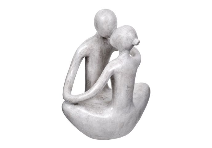 Amalfi - How I Love Thee Sculpture - Cream 21x24cm