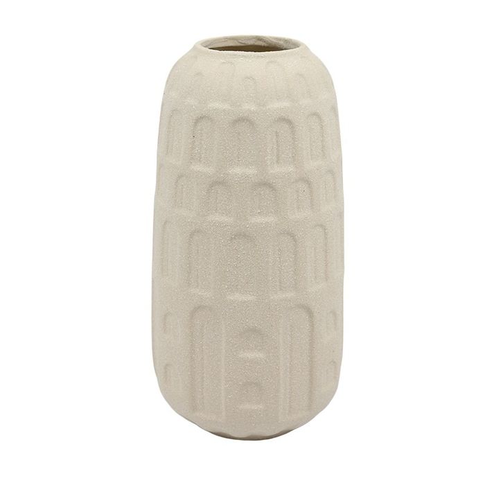 Coast to Coast - Archer Ceramic Vase 13x26cm Natural Sand