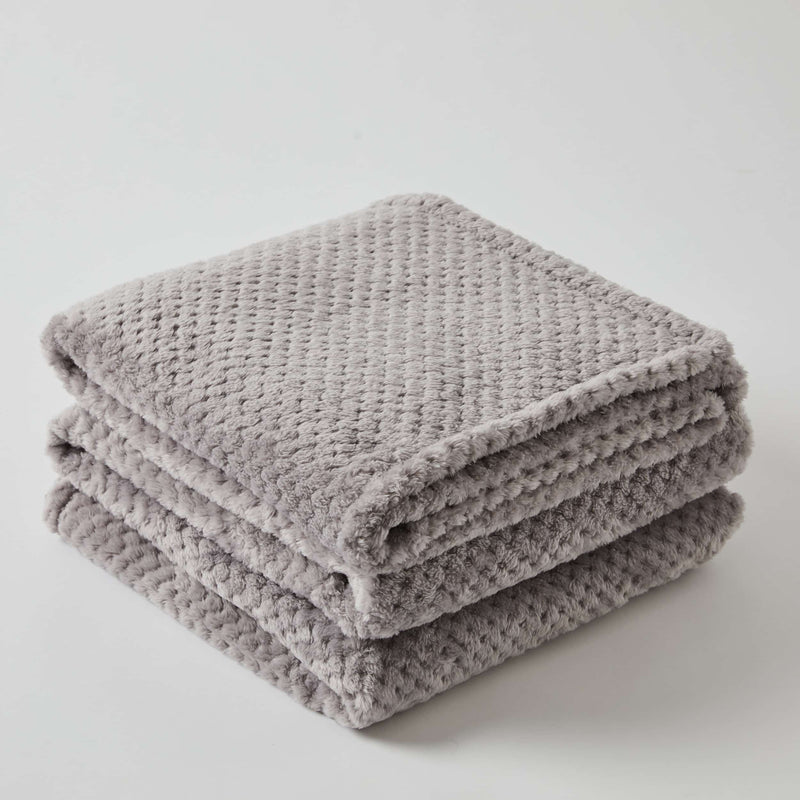 Pilbeam Living-Aria Throw - Grey