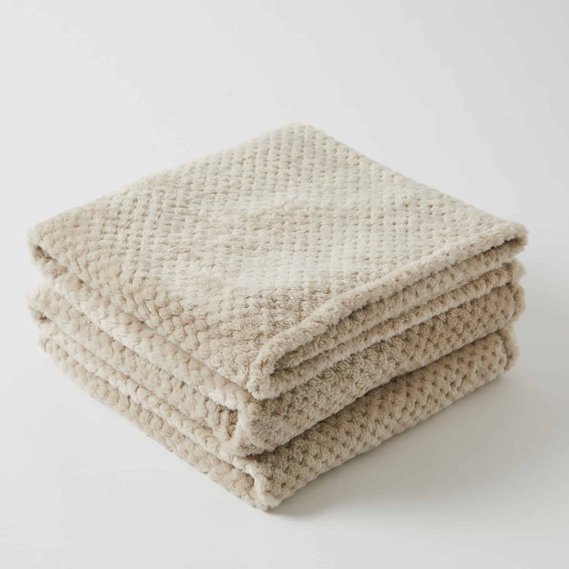 Pilbeam Living-Aria Throw - Latte