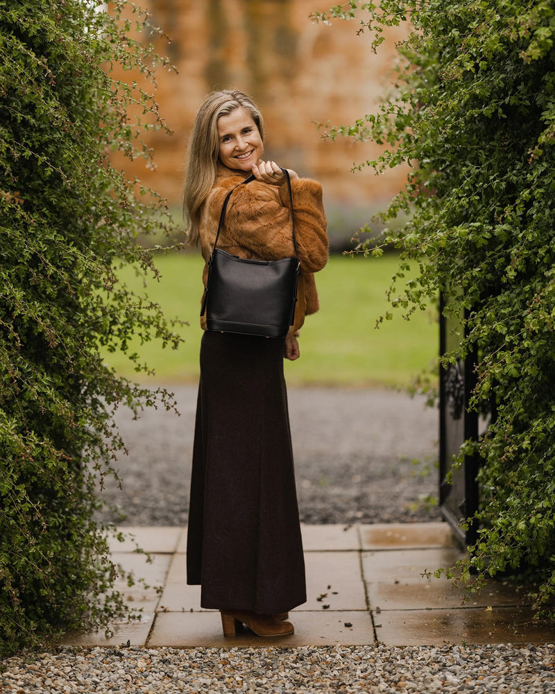 The Louenhide-Abbey Black Shoulder Bag