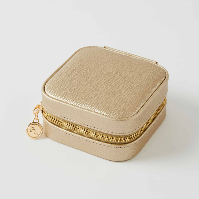 Pilbeam - Ambrosia Square Jewellery Case - Gold