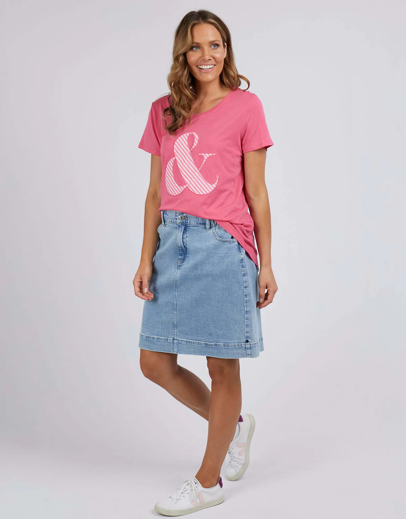 Elm - Ampersand Tee - Watermelon