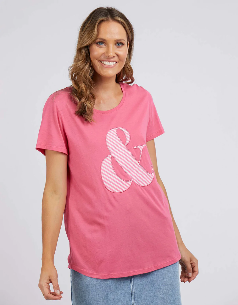 Elm - Ampersand Tee - Watermelon