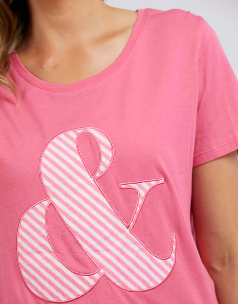 Elm - Ampersand Tee - Watermelon