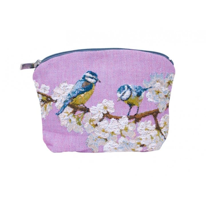 Annabel Trends - Annabella French Tapestry Cosmetic Bag  Pink Bird