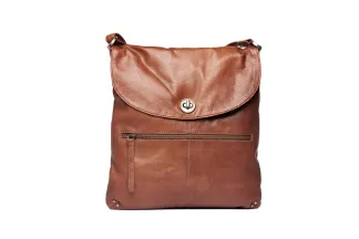 Oran - Bag - Anne Small Sling With Lock - Brown