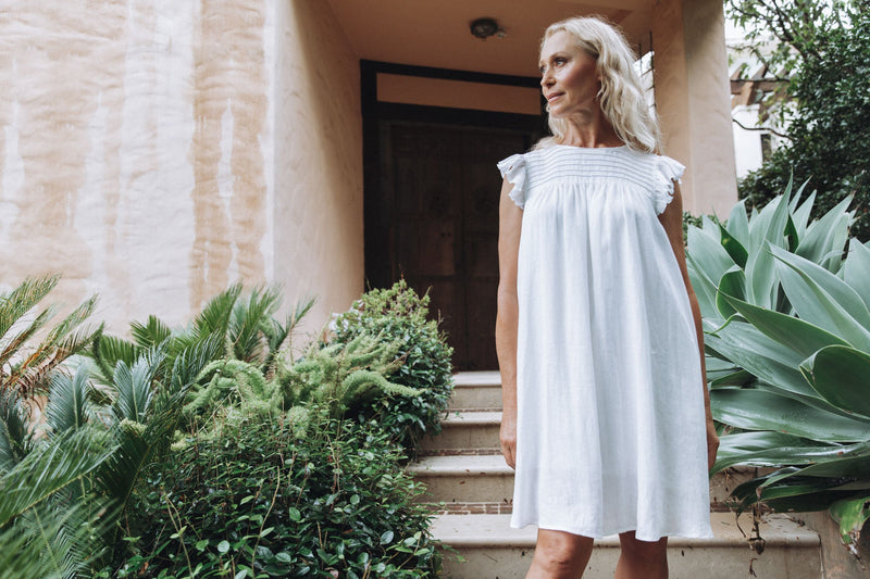 Isle Of Mine - Antillia Peasant Dress - Imperial