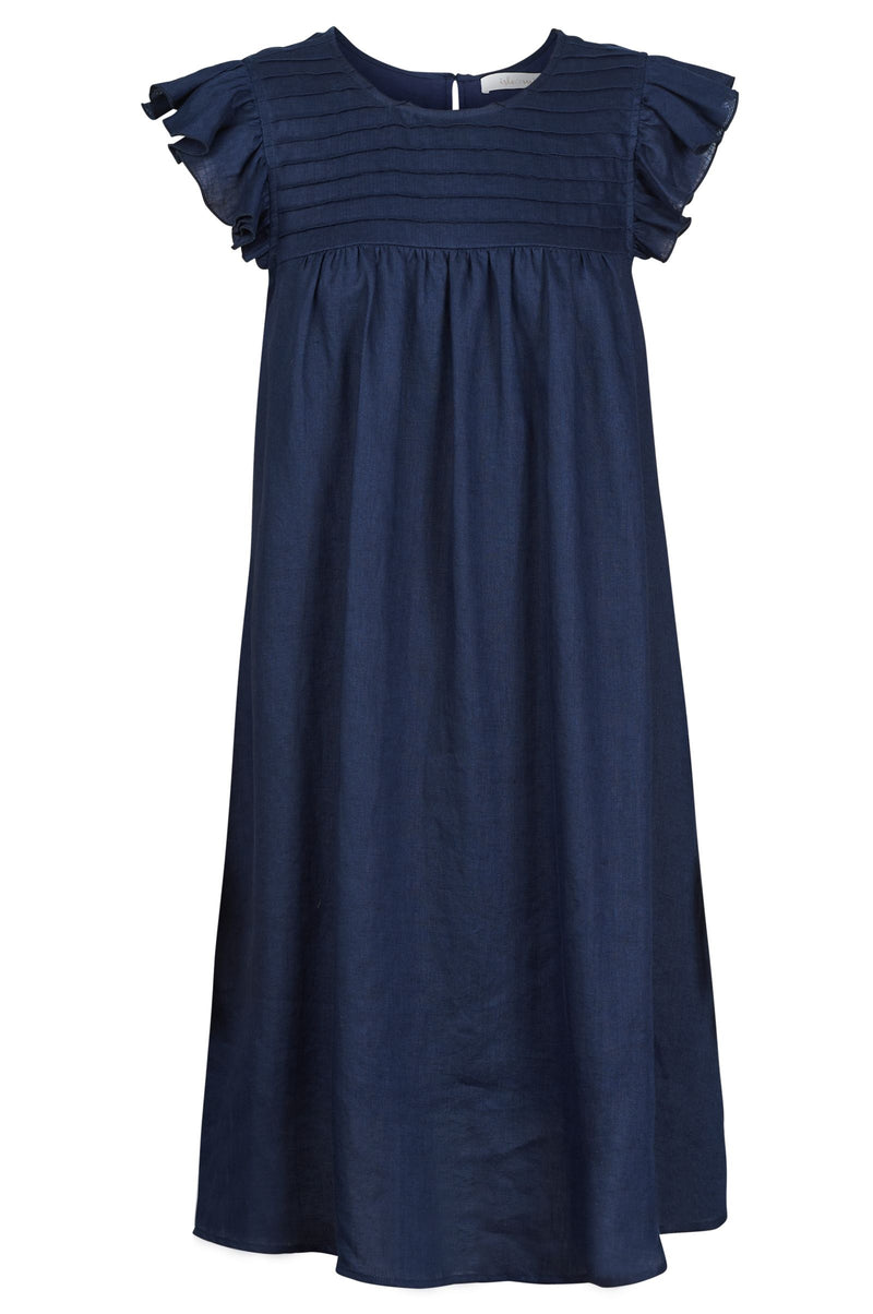 Isle Of MIne - Antillia Peasant Dress - Idigo