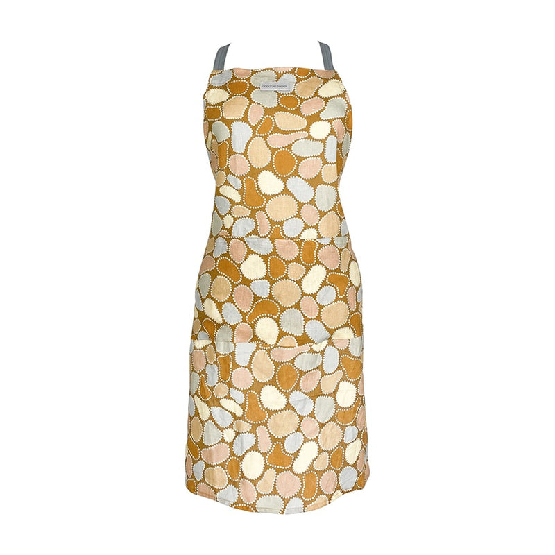 Annabel Trends - Linen Apron -  Heart Shaped Rock