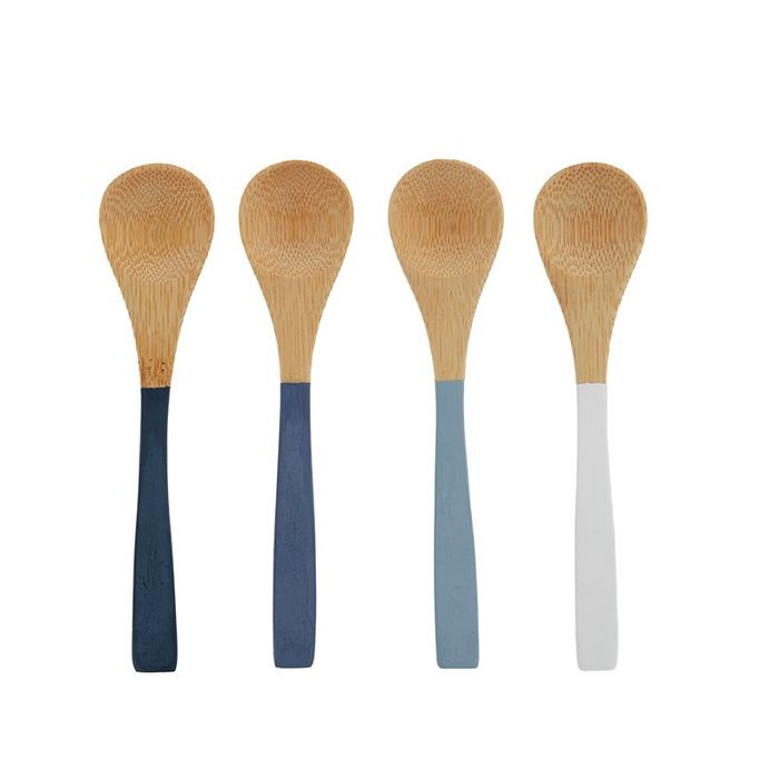 Coast to Coast - Bala S/4 Bamboo Spoons Blue 3x12cm