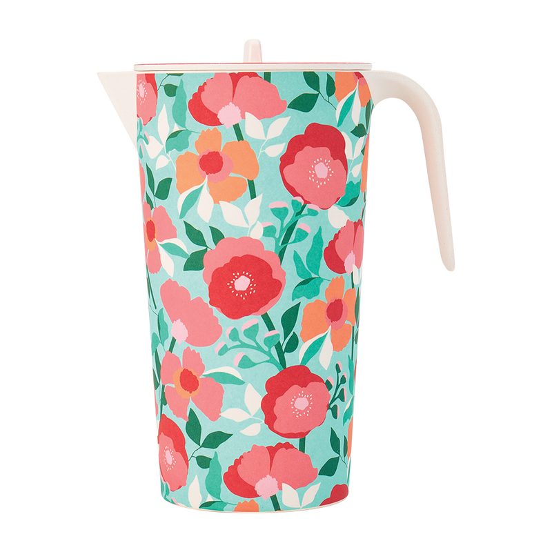 Annabel Trends - Bamboo Jug - Sherbet Poppies