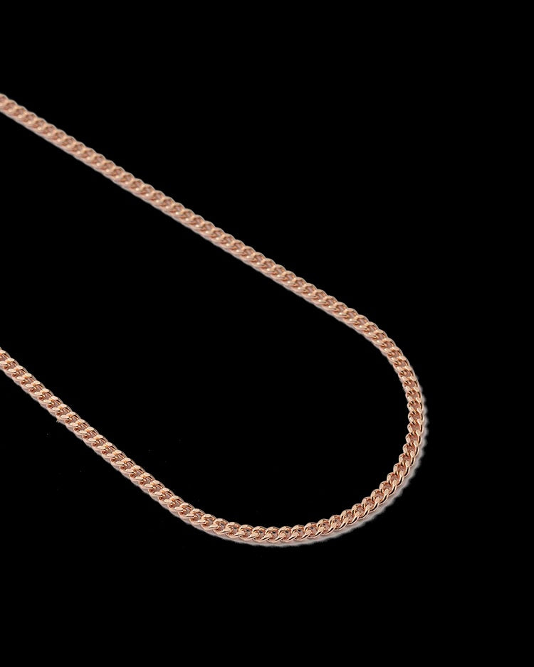 Kirstin Ash - Bracelet Bespoke Curb - 18k Rose Gold Ver