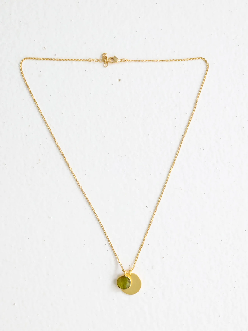 Himidity - Birthstone Necklace - August