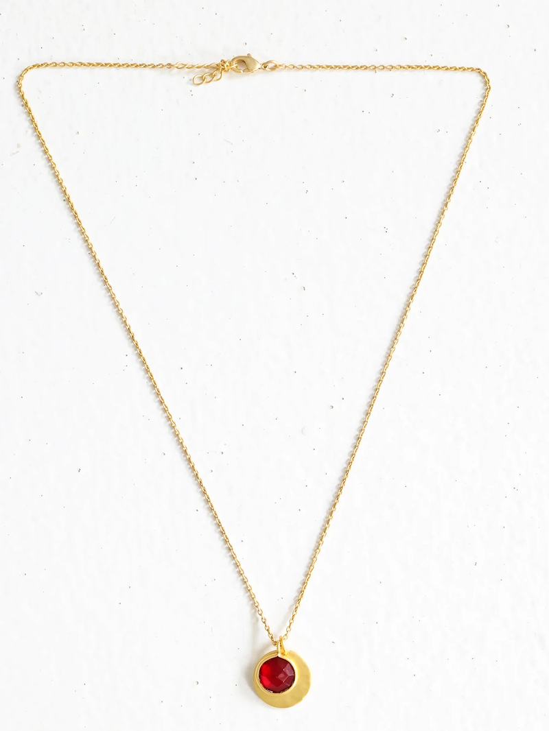 Humidity - Birthstone Necklace - July