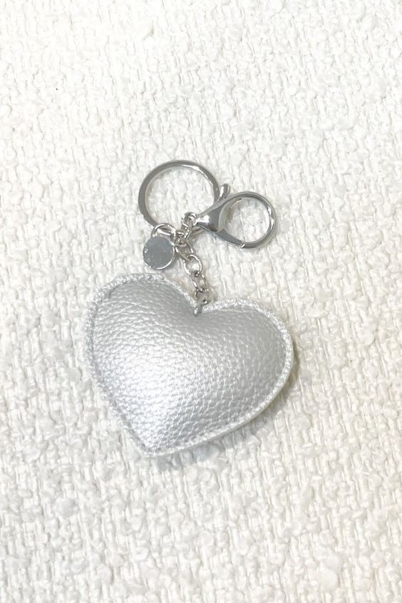 Holiday Trading & Co - Big Heart Keyring - Silver