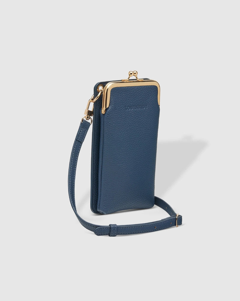 The Louenhide-Billie Steel Blue Crossbody Phone Bag