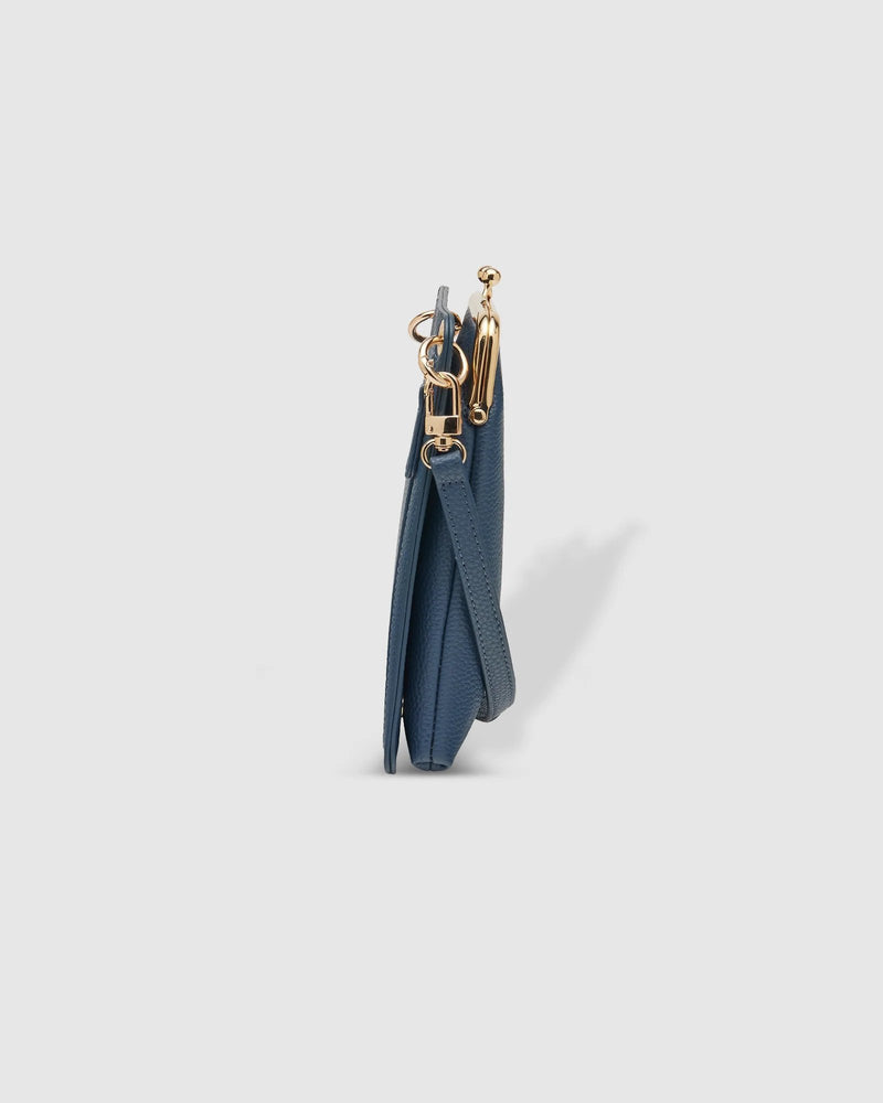 The Louenhide-Billie Steel Blue Crossbody Phone Bag