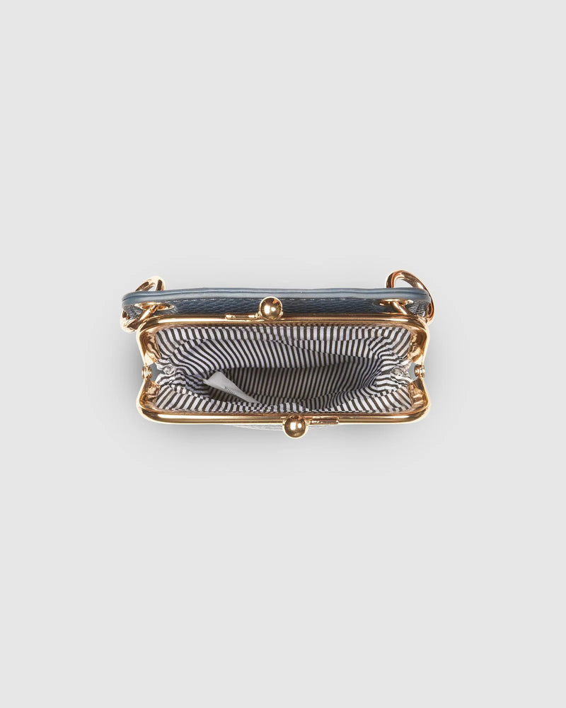 The Louenhide-Billie Steel Blue Crossbody Phone Bag