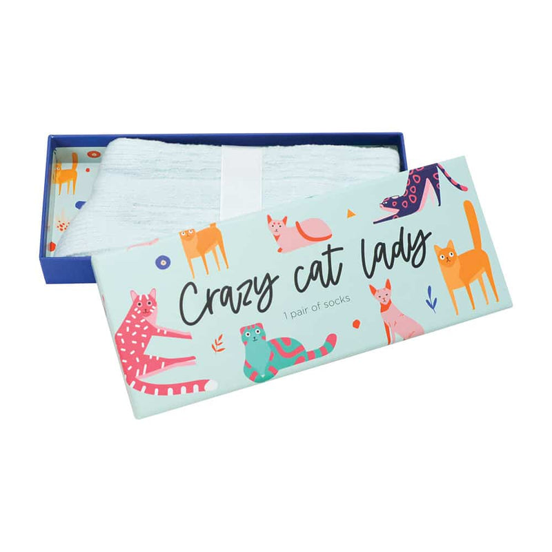 Annabel Trends - Socks - Crazy Cat Lady Boxed