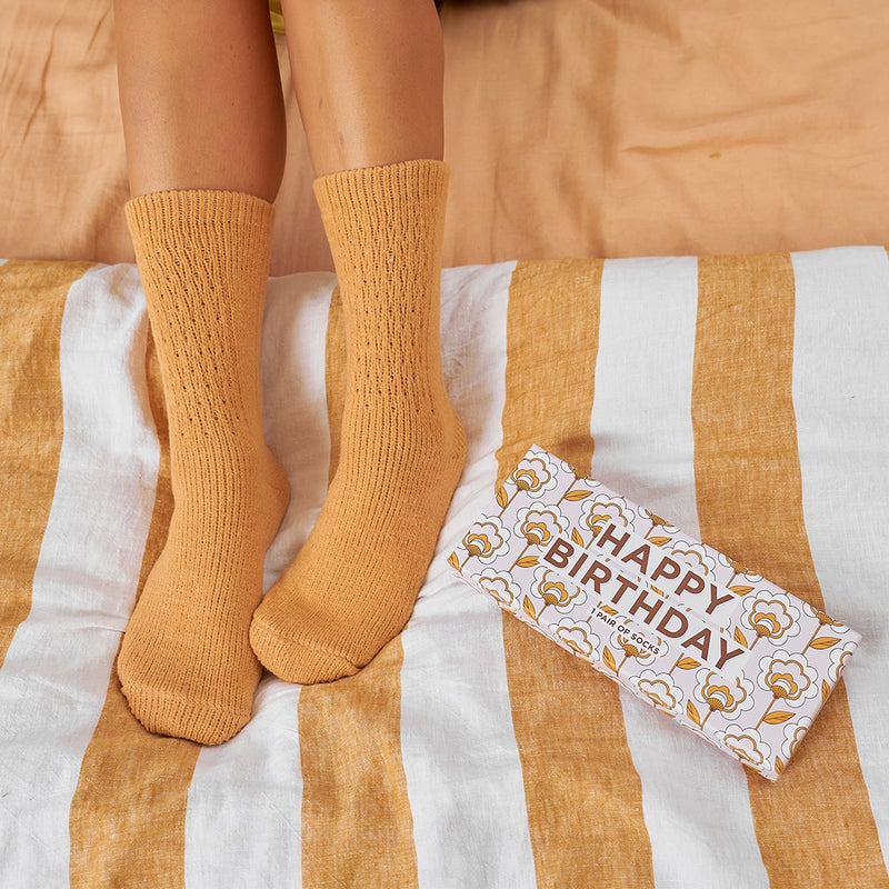 Annabel Trends - Socks - Happy Birthday Boxed