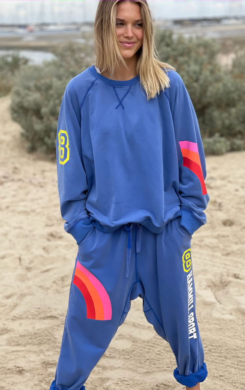 Hammill & Co - Boyfriend Sweat - Blue
