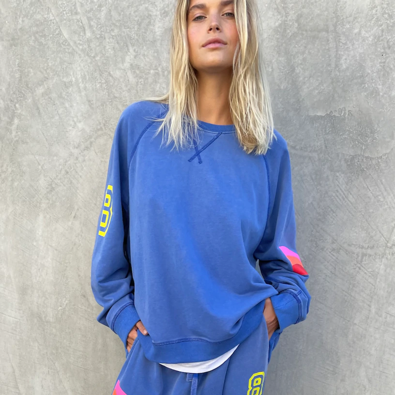 Hammill & Co - Boyfriend Sweat - Blue