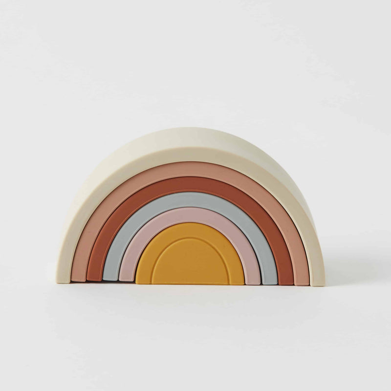 Nordic Kids-Charli Silicone Rainbow Stacker