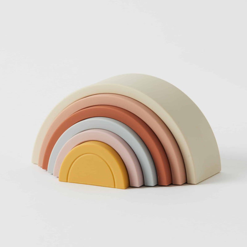 Nordic Kids-Charli Silicone Rainbow Stacker