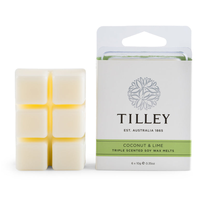 Tilley - Square Soy Melts - Coconut & Lime 60g