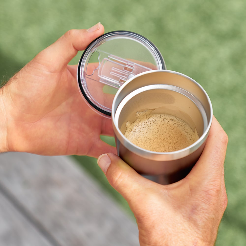 Annabel Trends - Coffee Mug Stainless - Khaki 270ml