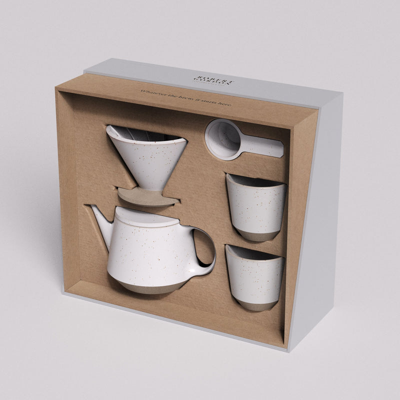 Robert Gordon - Coffee Set - Ritual Speckled White