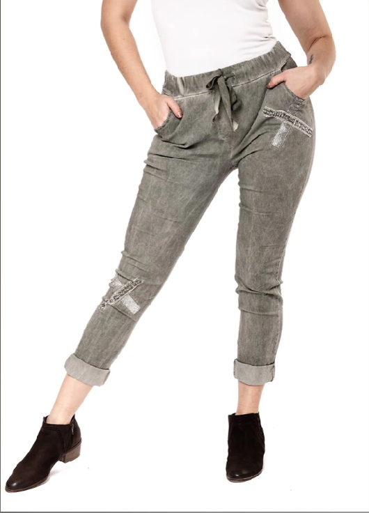 Imagine - Cara Pant - Khaki S/M
