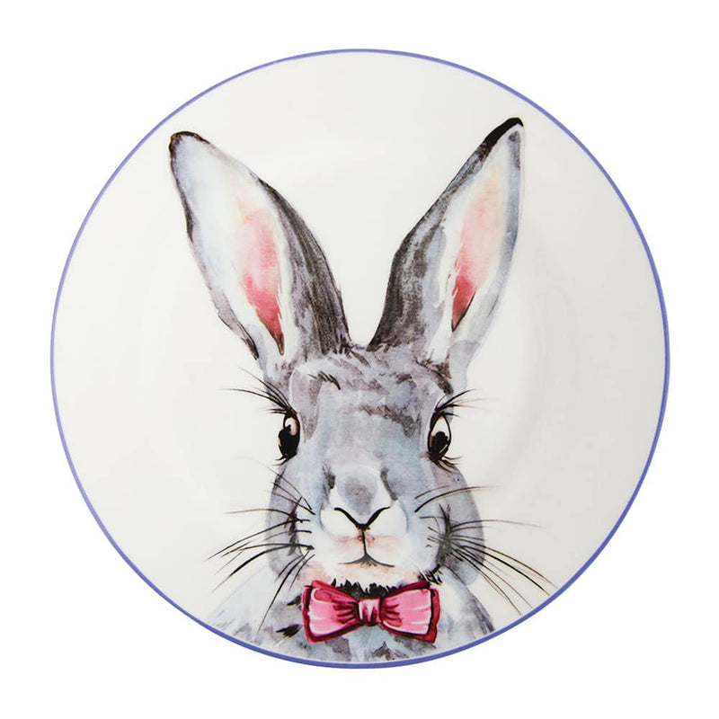 Annabel Trends - Ceramic Plate - Bunny Blue