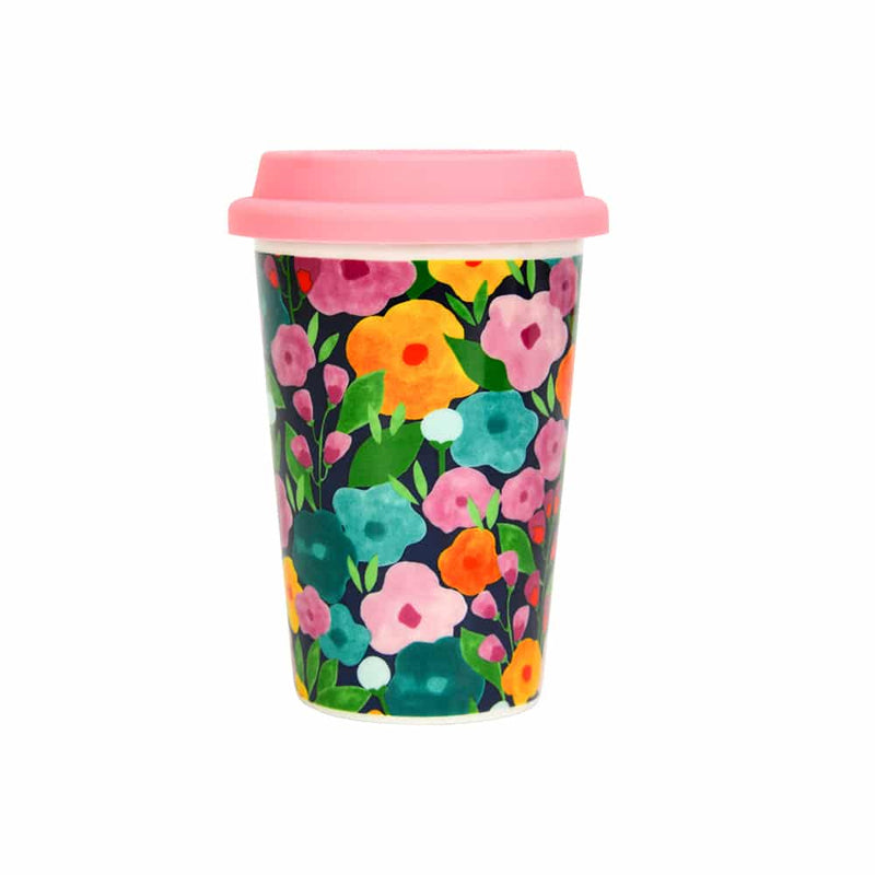 Annabel Trends - Ceramic Travel Cup - If Friends Were Flowers