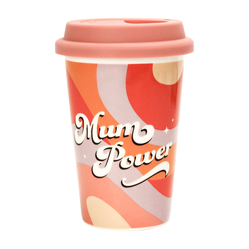 Annabel Trends - Ceramic Travel Cup - Mum Power