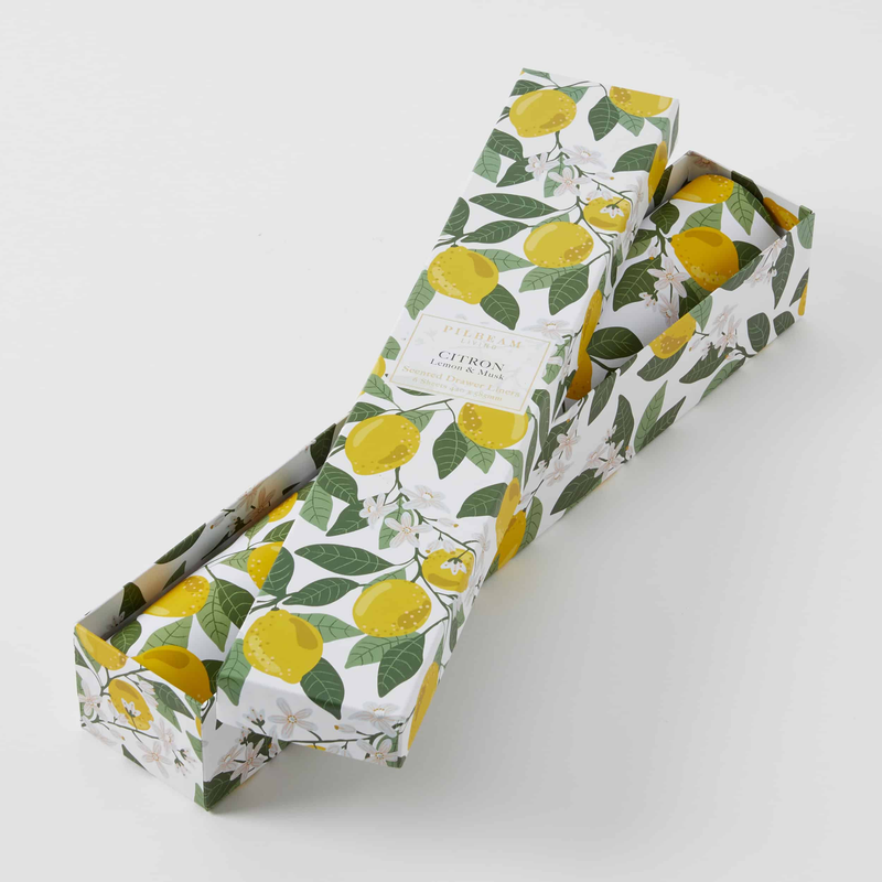 Pilbeam - Citron Scented Drawer Liners