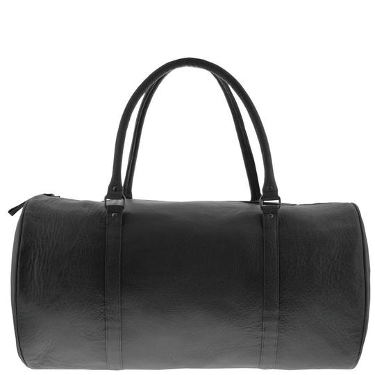 Cobram Soft Leather Duffel Bag - Black