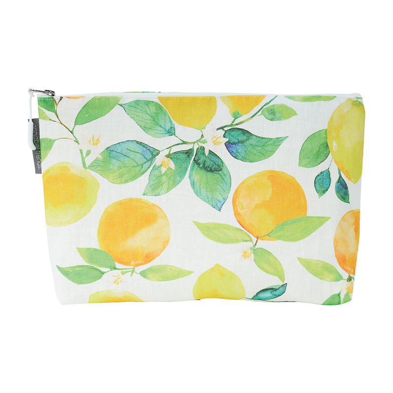 Annabel Trends - Linen Cos Bag Lge - Amalfi Citrus